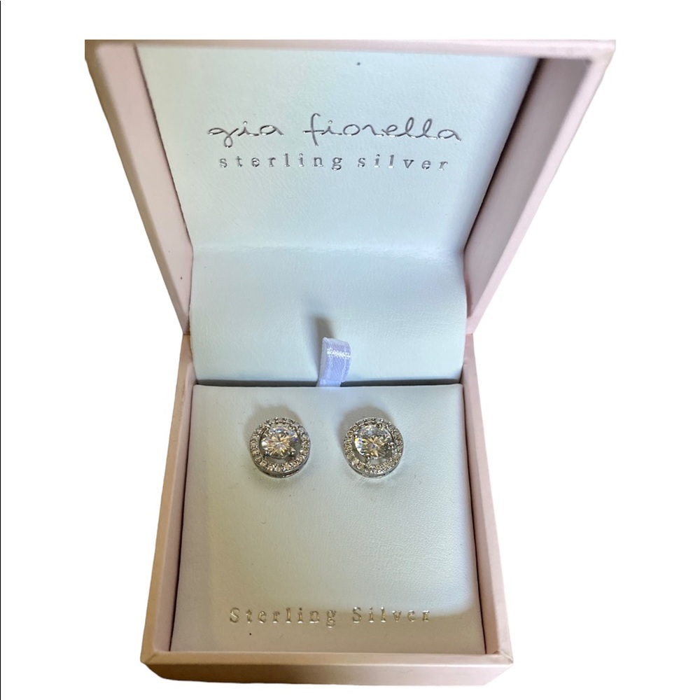 💗 GIA FIORELLO .925 Sterling Silver Earrings